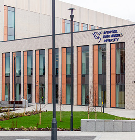 Building shot of Liverpool John Moores University