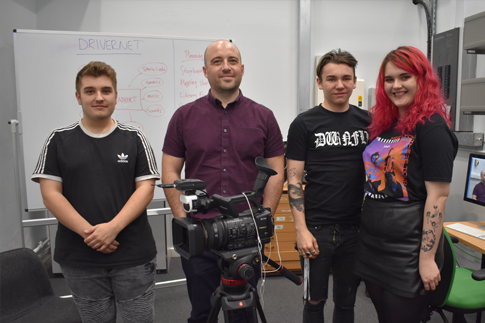 Picture of Creative Media Students