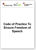 Code of Practice To Ensure Freedom of Speech Thumb