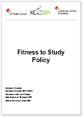 Fitness to Study Policy Thumbnail