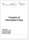 Freedom of Information Policy Thumbnail