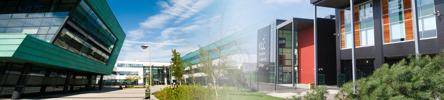 A merged picture of our St Helens and Knowsley Campus