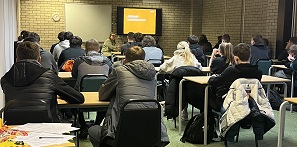 Picture of Construction apprentices at the mental health talk with Seddon