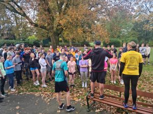 Picture of our students fundraising for Zoe's Place