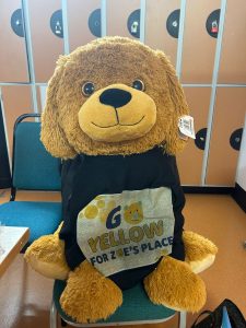 Picture of our students fundraising for Zoe's Place