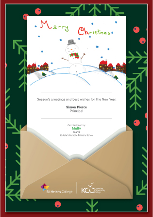 Winning Christmas Card Design