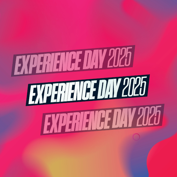 Image with the words saying Experience Day