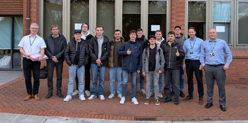 Picture of all the visitors from Stuttgart and our STEM Centre