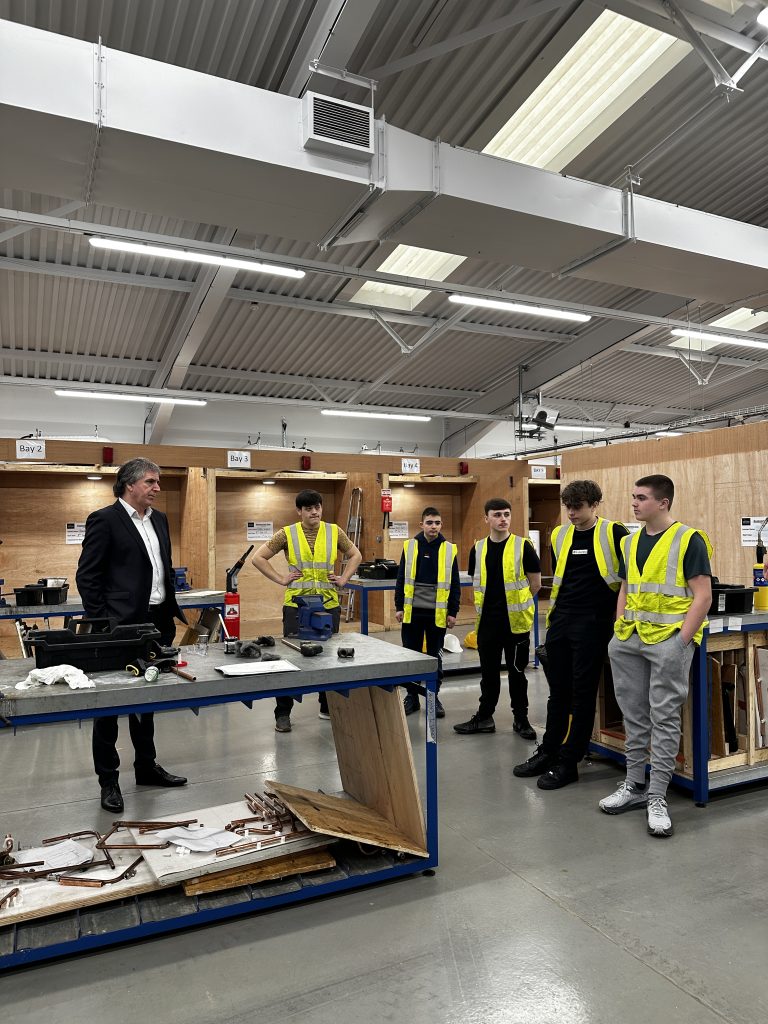 Picture of visit from Steve Rotheram