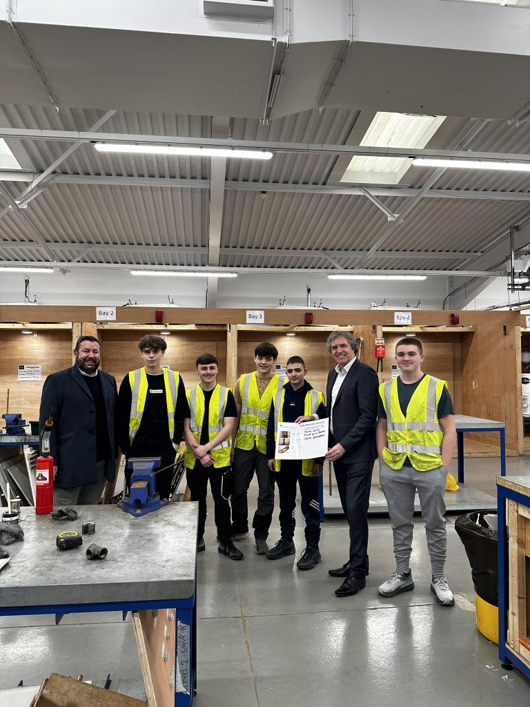 Picture of visit from Steve Rotheram