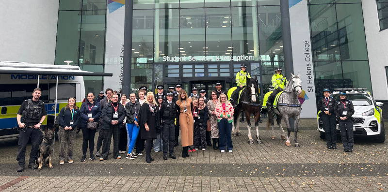 group picture of everyone at the take action day