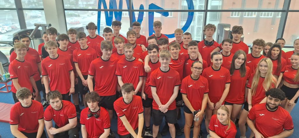 Picture of our students during the fundraiser for Liverpool Heart and Chest Hospital Charity