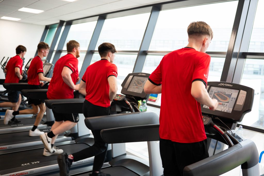 Picture of our students during the fundraiser for Liverpool Heart and Chest Hospital Charity