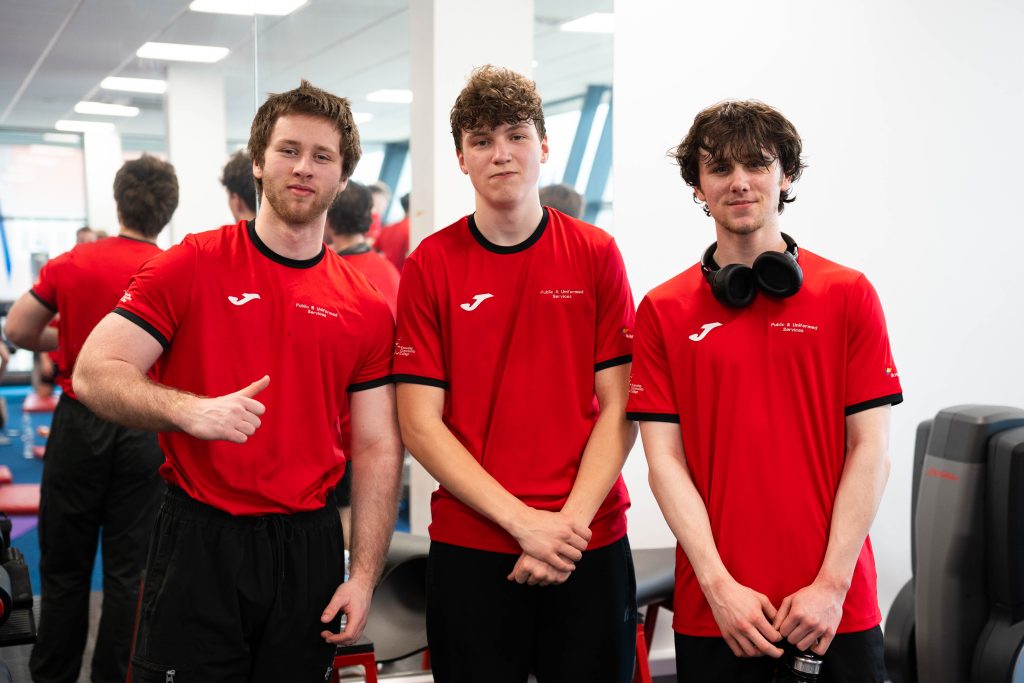 Picture of our students during the fundraiser for Liverpool Heart and Chest Hospital Charity