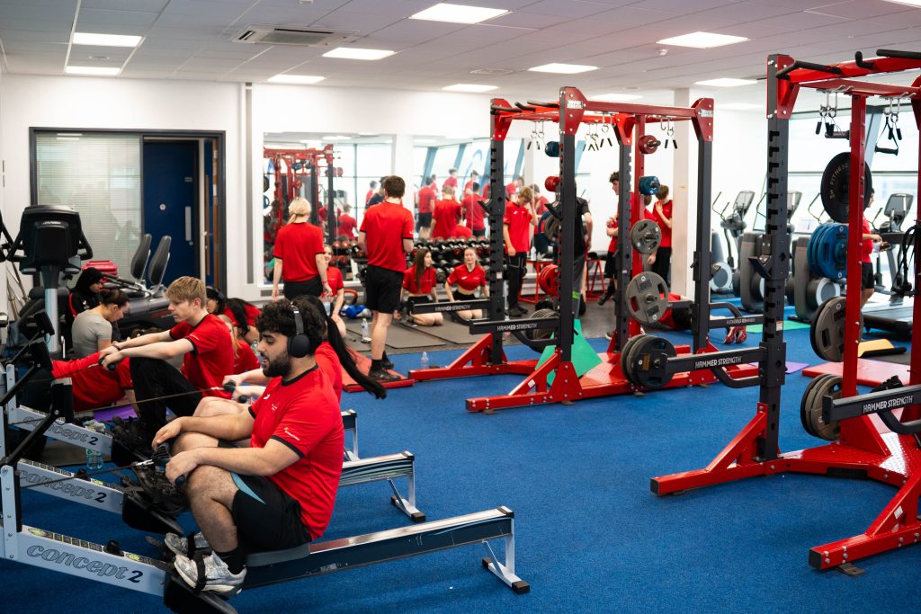 Picture of our students during the fundraiser for Liverpool Heart and Chest Hospital Charity