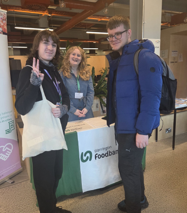 Picture of our students attending the World Social Work Day at Chester University