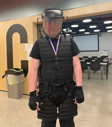 Picture of our students attending the World Social Work Day at Chester University