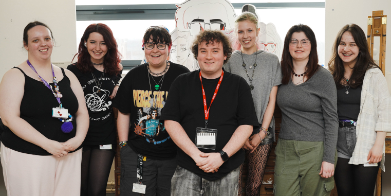 Picture of Tobias with our students