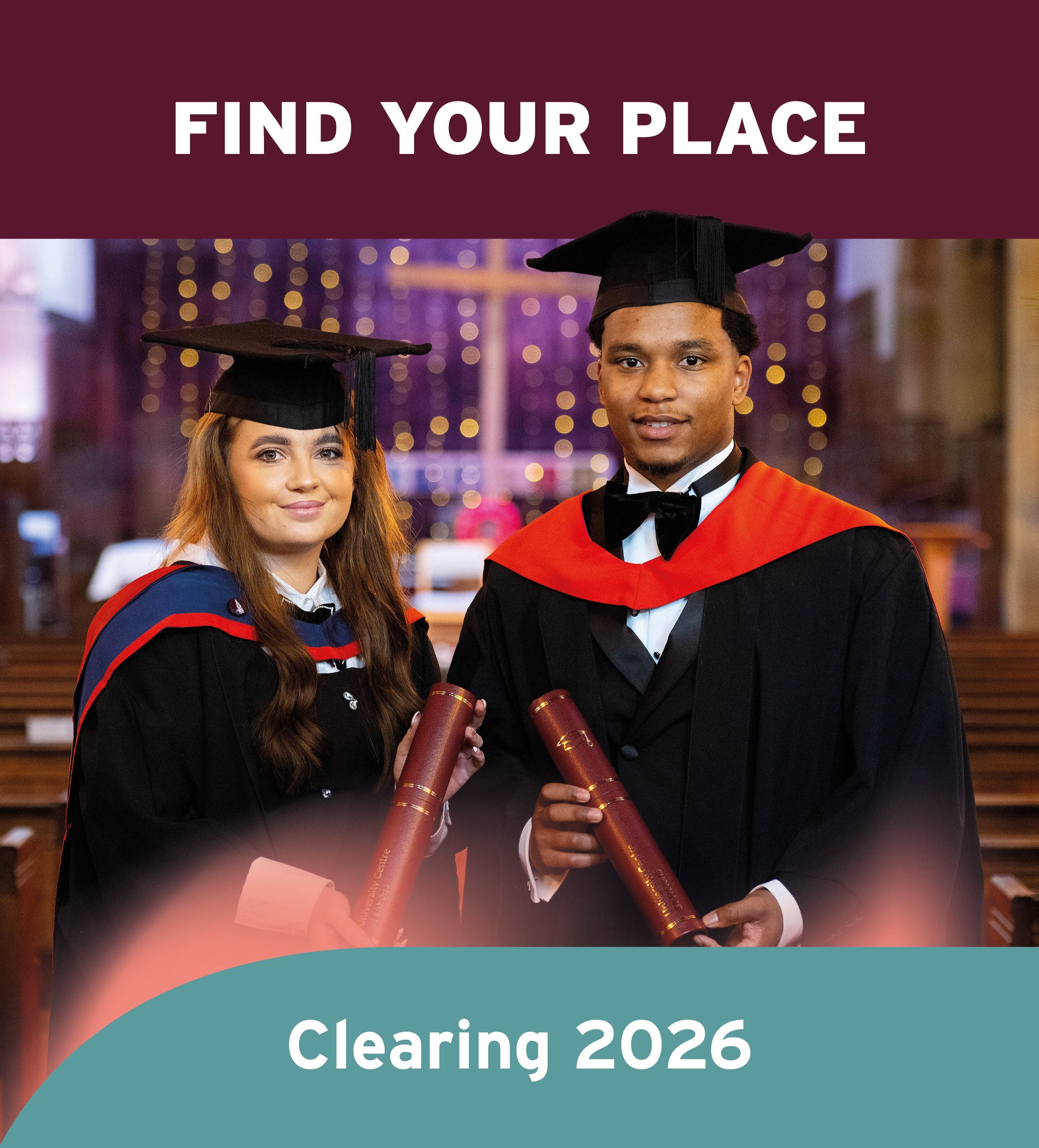 Artwork saying find your place