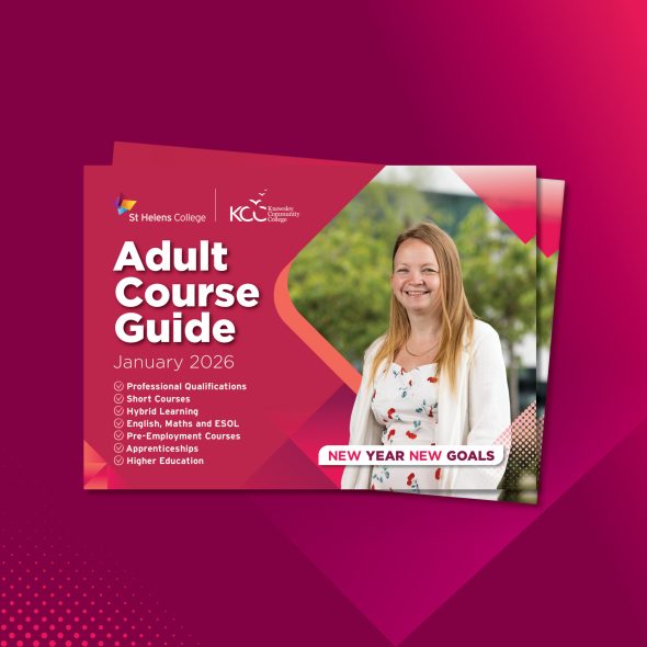 Picture of our brand new adult course guide