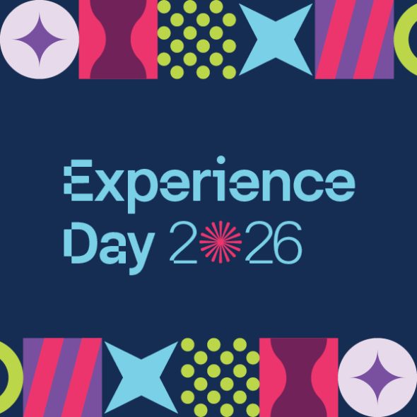 Picture with writing saying Experience Day 2026